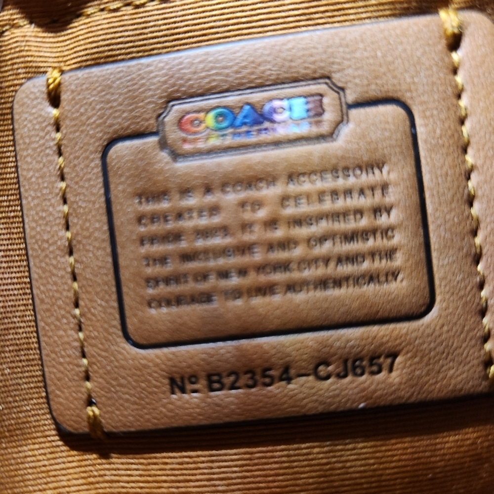 Coach Nolita 19 With Rainbow Print - Picture 10 of 11
